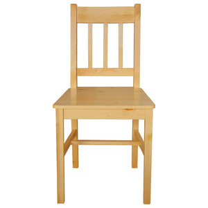 vidaXL Dining Chairs 2 pcs. Pine Wood