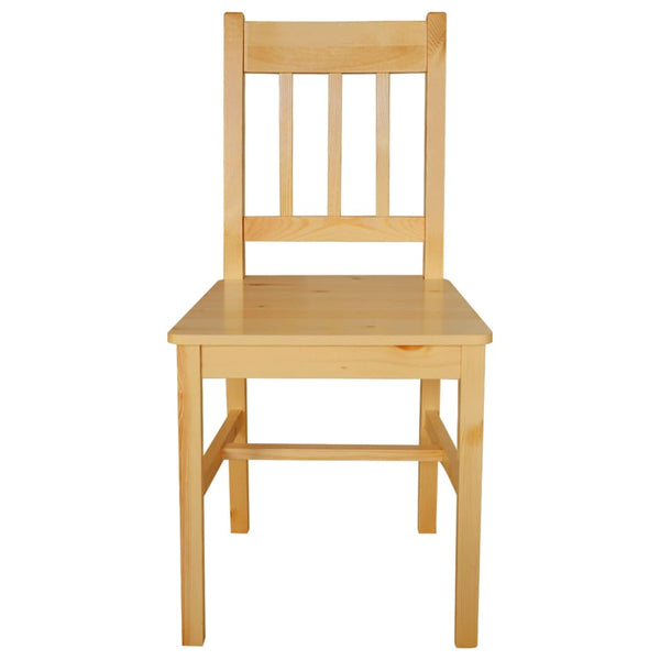 vidaXL Dining Chairs 2 pcs. Pine Wood