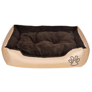vidaXL Warm Dog Bed with Cushion M