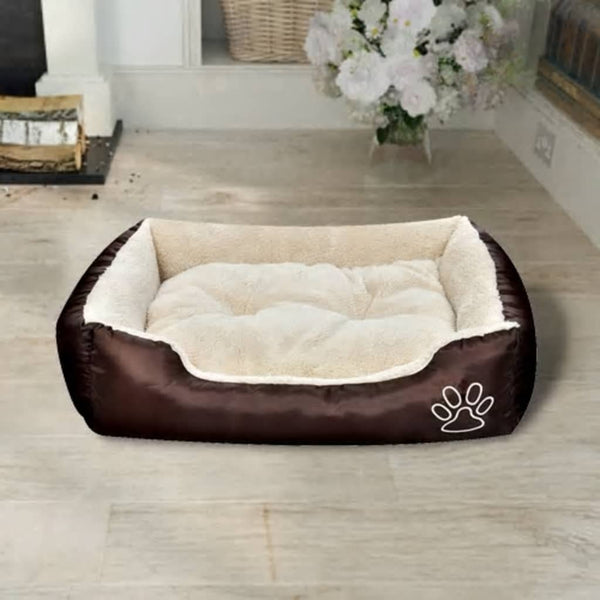 vidaXL Warm Dog Bed with Cushion S
