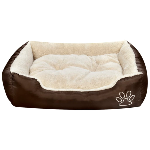 vidaXL Warm Dog Bed with Cushion S