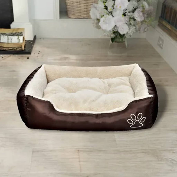 vidaXL Warm Dog Bed with Cushion XL