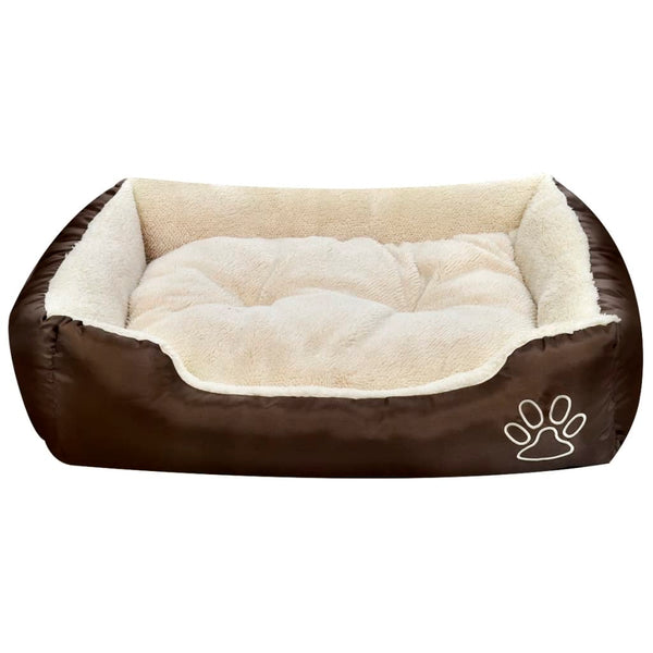 vidaXL Warm Dog Bed with Cushion XL