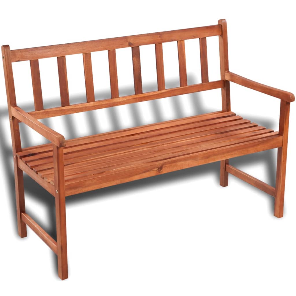 vidaXL Garden Bench 120 cm Solid Acacia Wood