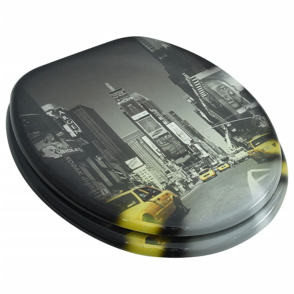 Toilet Seat WC-Seat MDF New York Design
