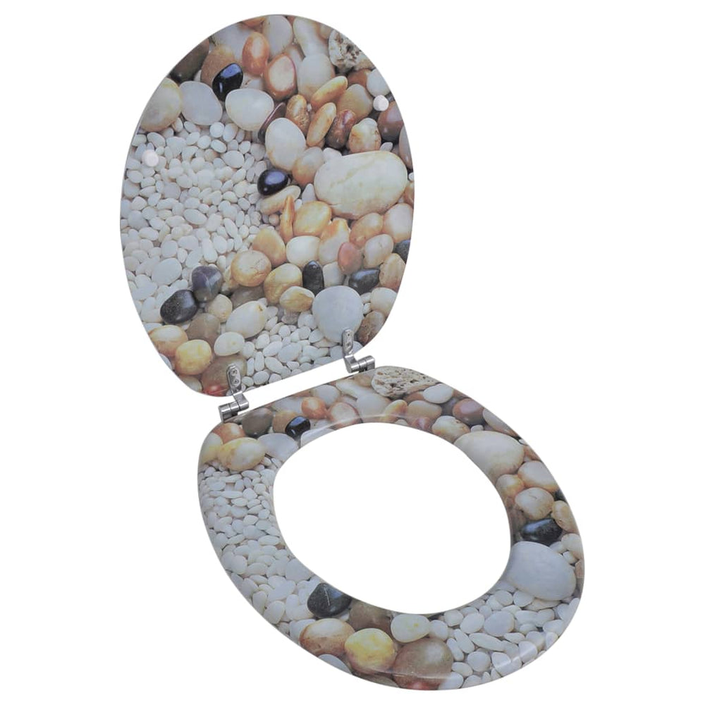 Toilet Seat MDF Stone Design