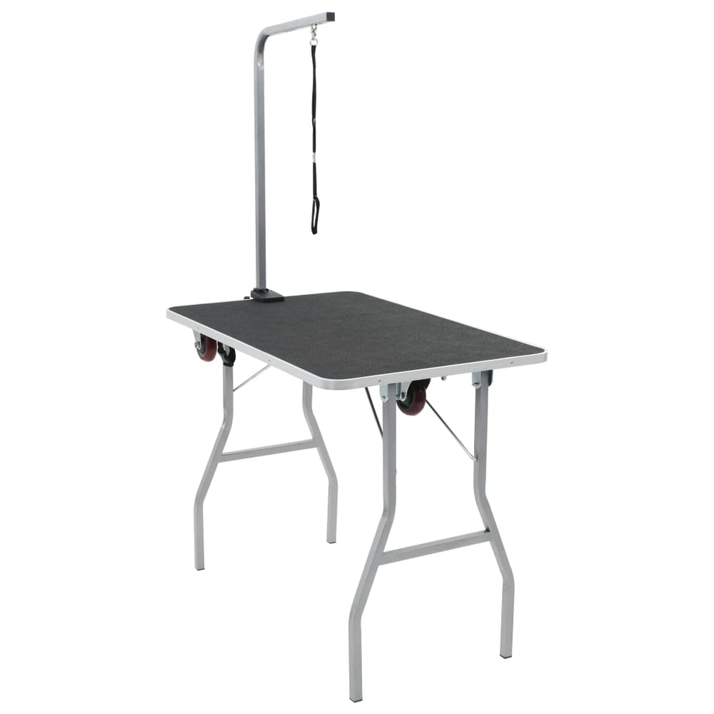 Portable Pet Grooming Table Dog Salon with Wheels