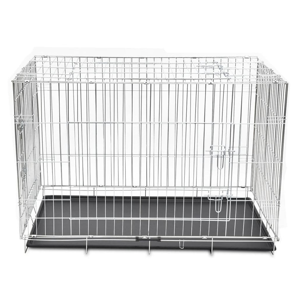 Foldable Dog Crate Metal XXL