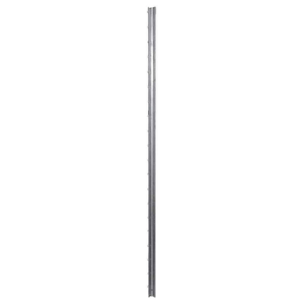 vidaXL Fence Posts 10 pcs Silver 200 cm Steel