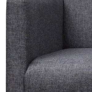 vidaXL Bench with Upholstery Fabric Rubberwood Dark Grey