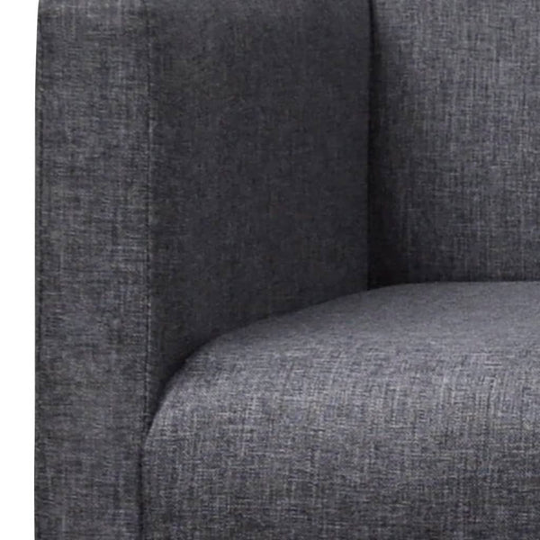 vidaXL Bench with Upholstery Fabric Rubberwood Dark Grey