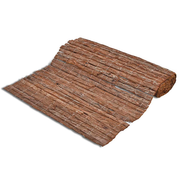 vidaXL Bark Fence 400x100 cm