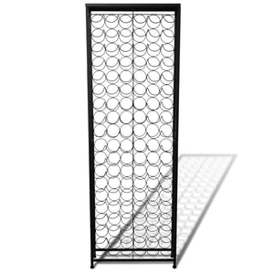 vidaXL Wine Rack for 108 Bottles Metal