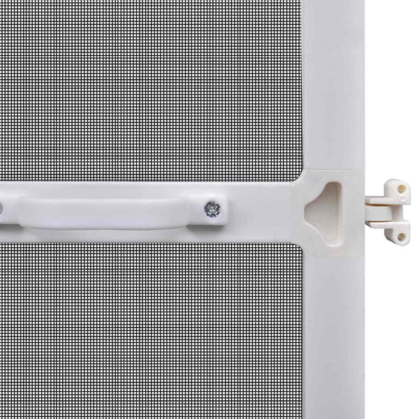 vidaXL Pivoting Insect Screen White and Black 100 x 215 cm