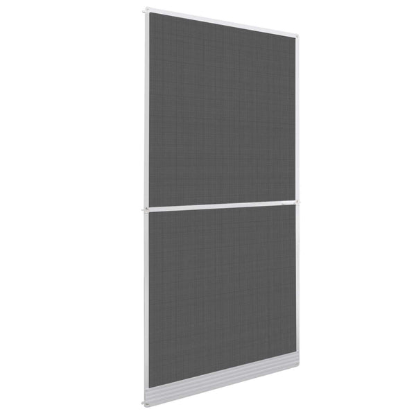vidaXL Pivoting Insect Screen White and Black 100 x 215 cm