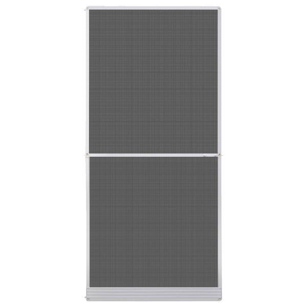 vidaXL Pivoting Insect Screen White and Black 100 x 215 cm
