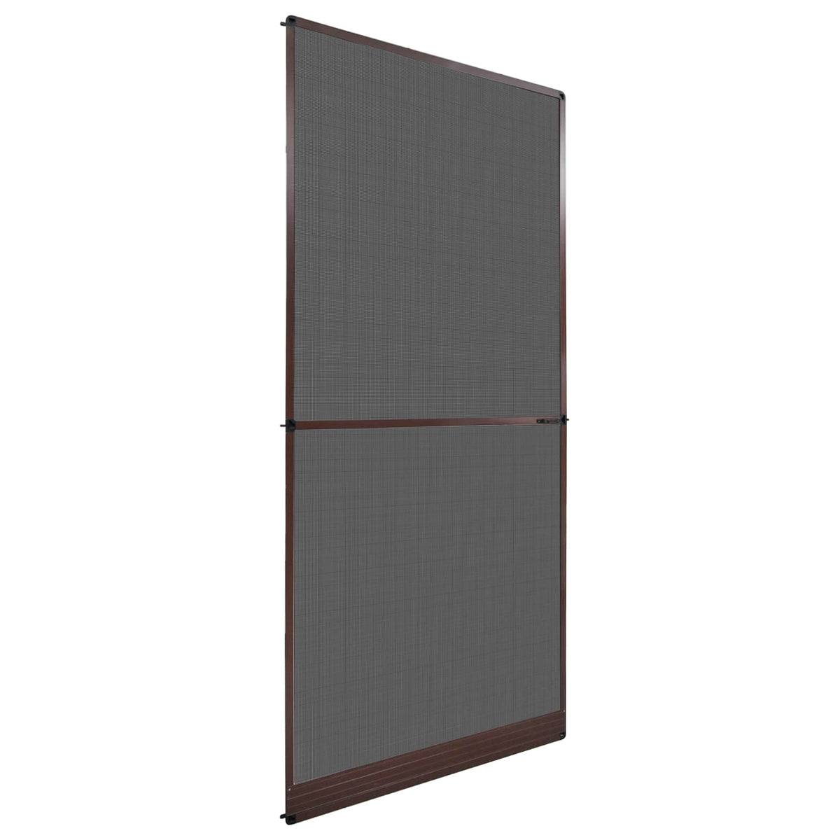 vidaXL Hinged Insect Screen Brown and Black 100 x 215 cm