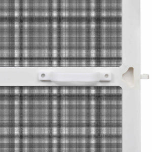 vidaXL Swivel Insect Screen White and Black 120 x 240 cm