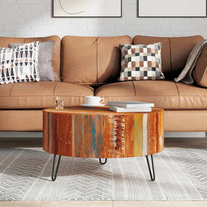 vidaXL Coffee Table Reclaimed Solid Wood Round