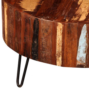vidaXL Coffee Table Reclaimed Solid Wood Round