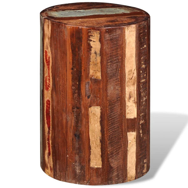 vidaXL Solid Reclaimed Wood Stool