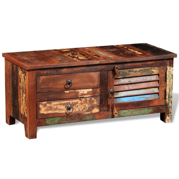 vidaXL TV Cabinet Solid Reclaimed Wood