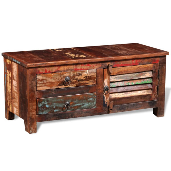 vidaXL TV Cabinet Solid Reclaimed Wood