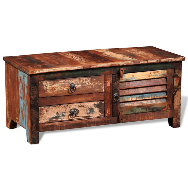 vidaXL TV Cabinet Solid Reclaimed Wood