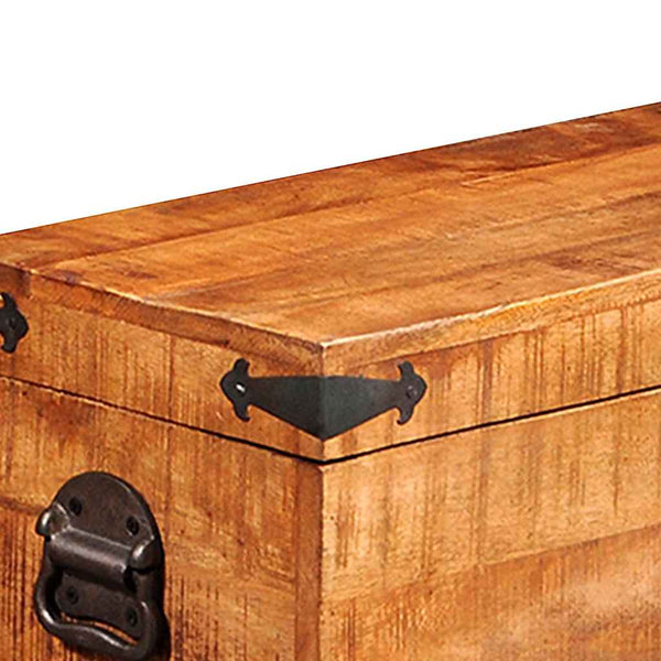 vidaXL 2-Piece Chest Set Rough Mango Wood