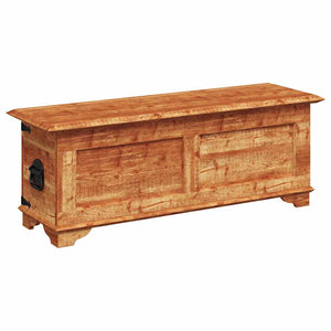 vidaXL Chest Rough Mango Wood