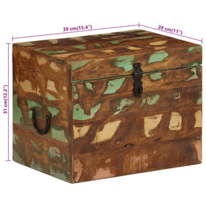 vidaXL Chest Reclaimed Solid Wood