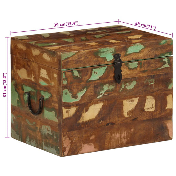 vidaXL Chest Reclaimed Solid Wood