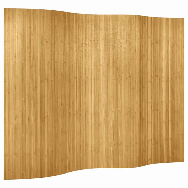 vidaXL Bamboo Room Divider Natural 250 cm Wide 165 cm High