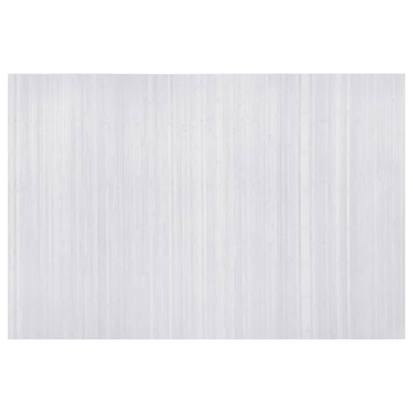 vidaXL Bamboo Room Divider White Width 250 cm Height 165 cm