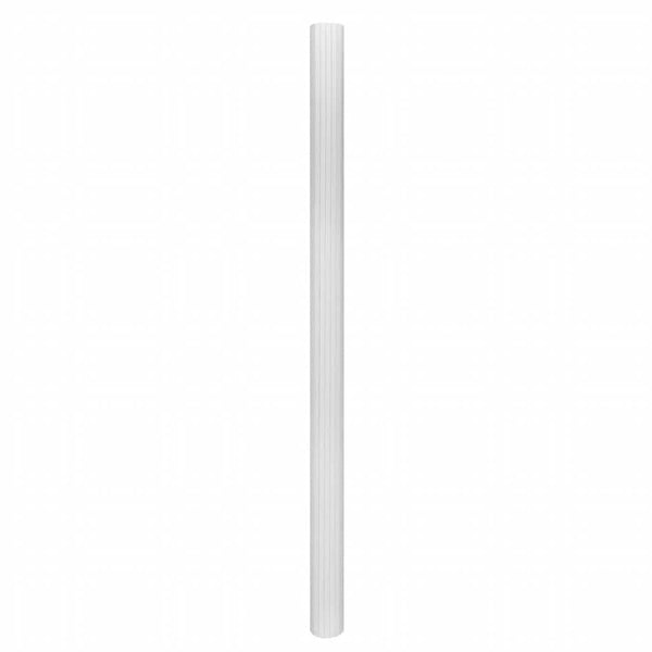 vidaXL Bamboo Room Divider White Width 250 cm Height 165 cm