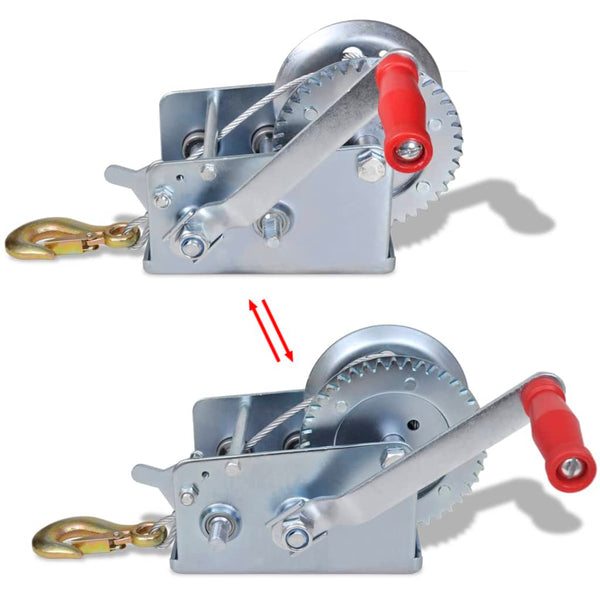 vidaXL Hand Winch 1130 kg