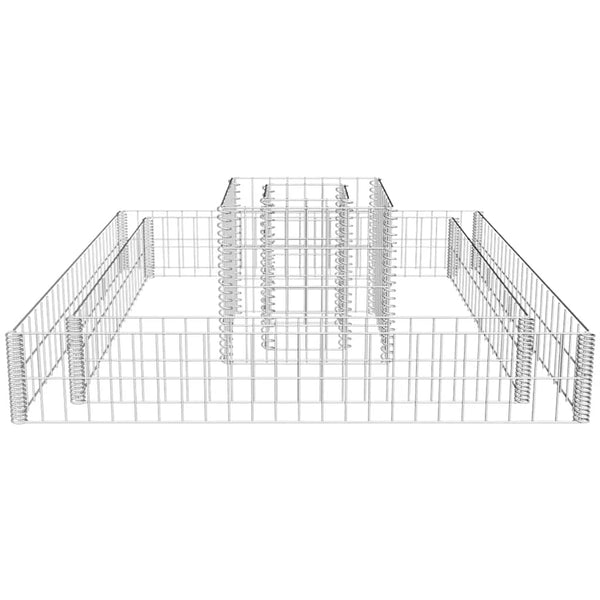 vidaXL Galvanized Wire Gabion Planter