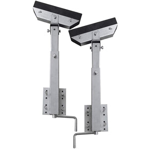 vidaXL Boat Trailer Supports Solid Rubber 2-Piece Set 63 - 88 cm