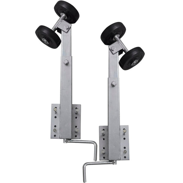 vidaXL Boat Trailer Support Double Rollers 2-Piece Set 59-84 cm