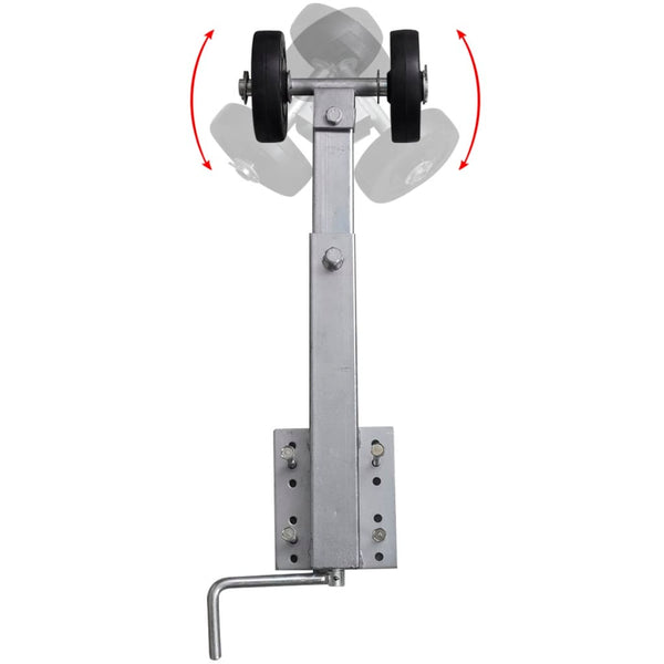vidaXL Boat Trailer Support Double Rollers 2-Piece Set 59-84 cm