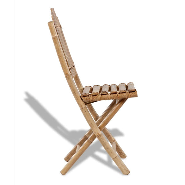 vidaXL Garden Chairs Bamboo 4 pcs.