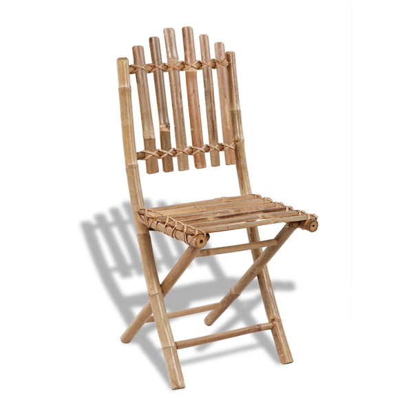 vidaXL Garden Chairs Bamboo 4 pcs.
