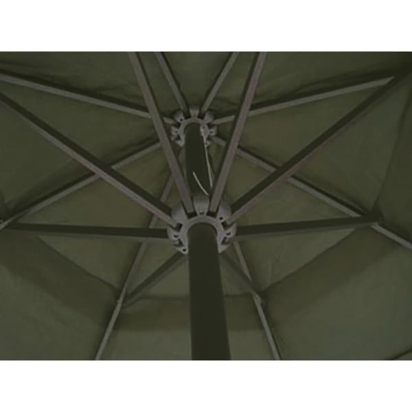 vidaXL Aluminium Parasol Portable Parasol Stand Green