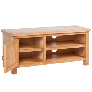 vidaXL TV Cabinet 103x36x46 cm Solid Oak Wood