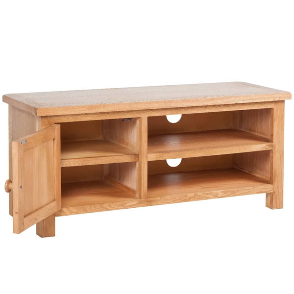 vidaXL TV Cabinet 103x36x46 cm Solid Oak Wood