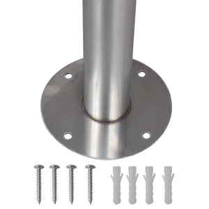 Stainless steel mailbox with stand