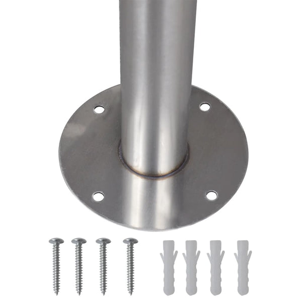 Stainless steel mailbox with stand