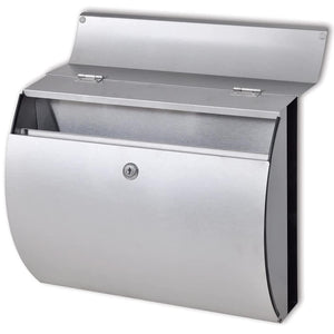 Stainless steel mailbox with stand