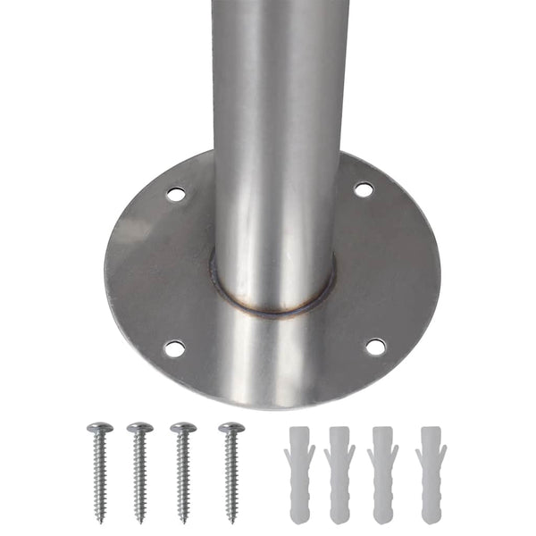Stainless steel mailbox with stand