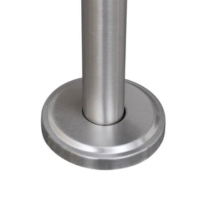 Double stainless steel letterbox with stand